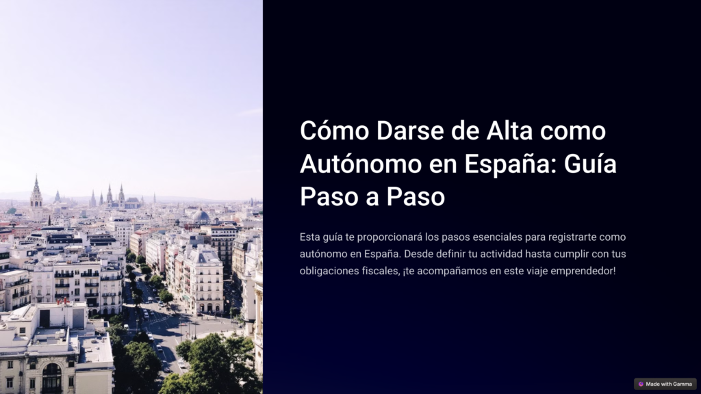 Cómo Darse de Alta como Autónomo en España: Guía Paso a Paso